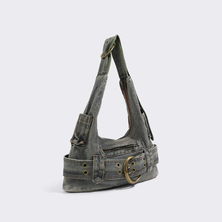 Brittany Crossbody Hobo Bag - Image 15
