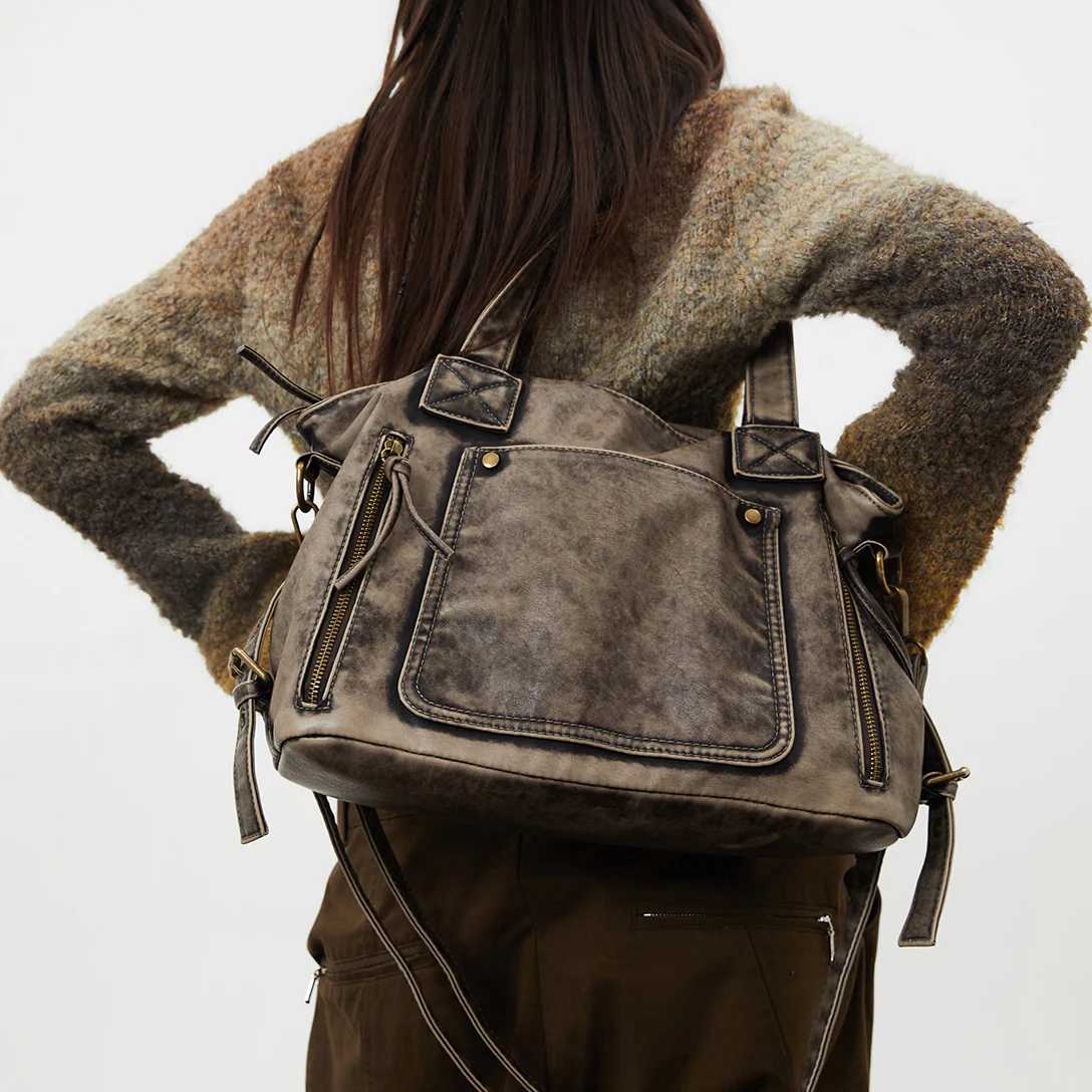 Kaia Distressed XL Tote - Image 6