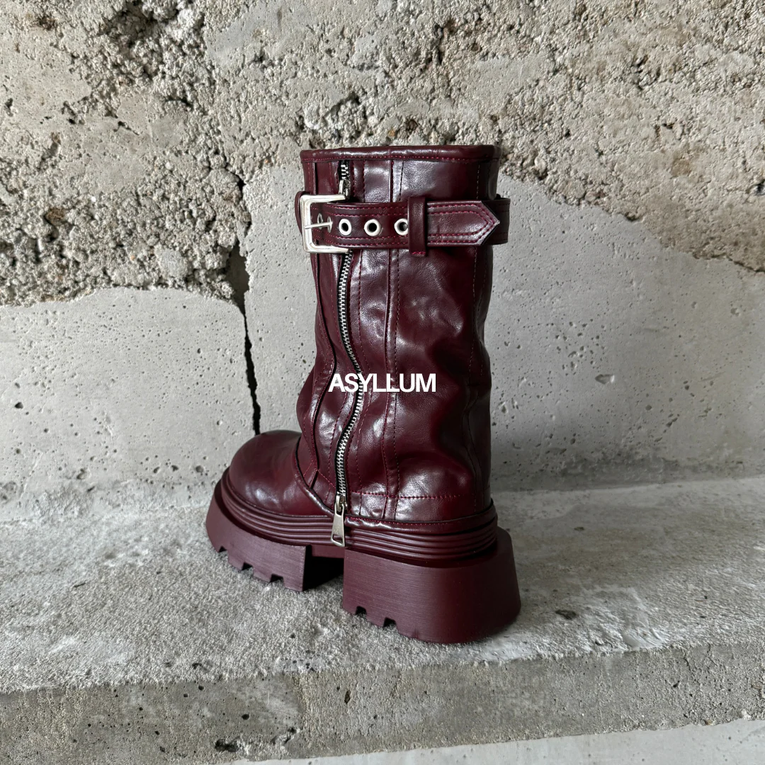 Ruby Fold Over Platform Boots - Image 11