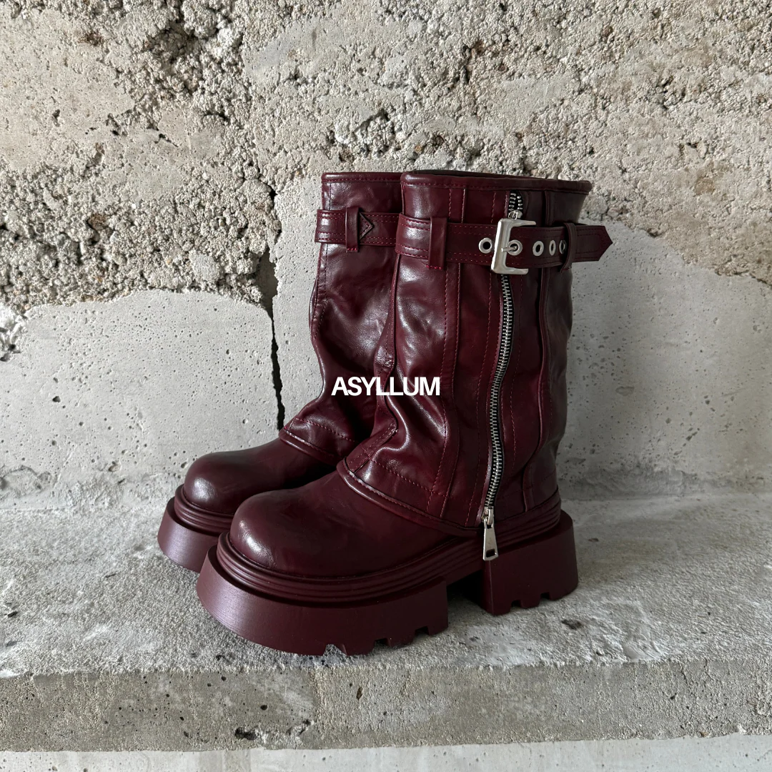 Ruby Fold Over Platform Boots - Image 12
