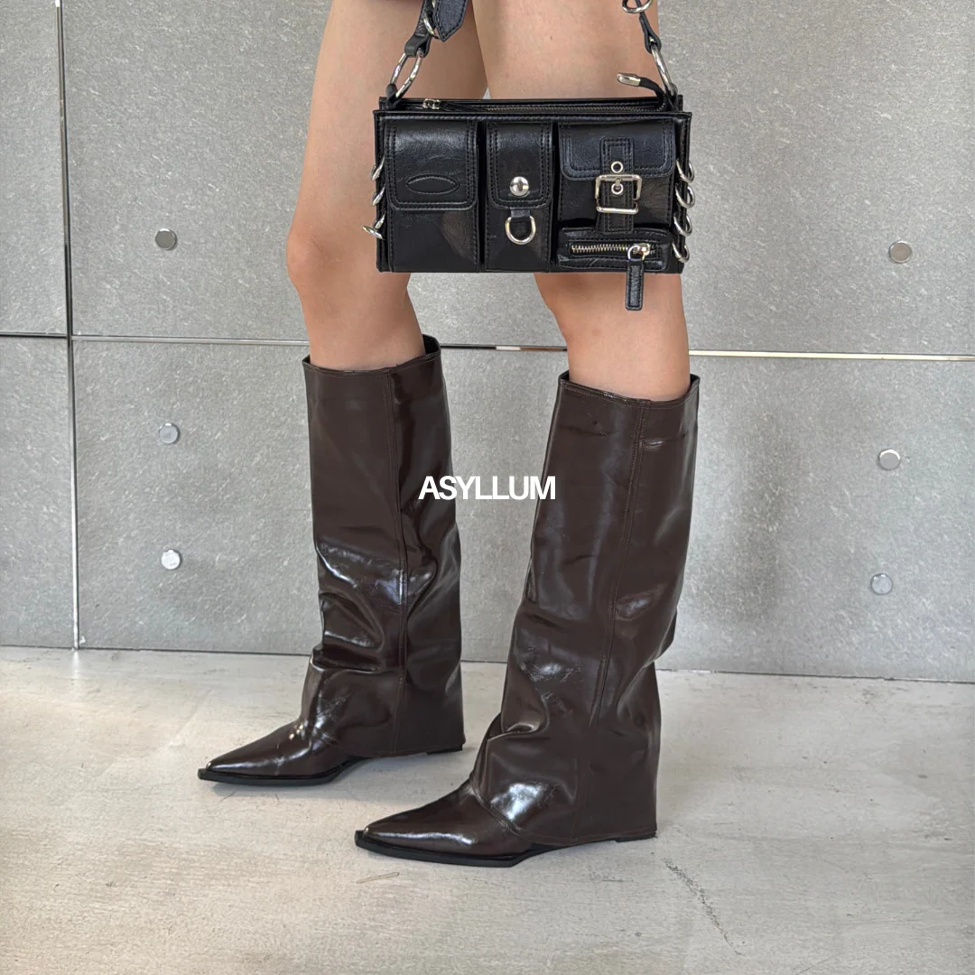 Vera Knee High Slouch Boots - Image 12