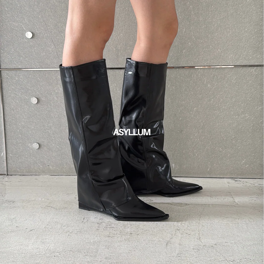 Vera Knee High Slouch Boots - Image 5