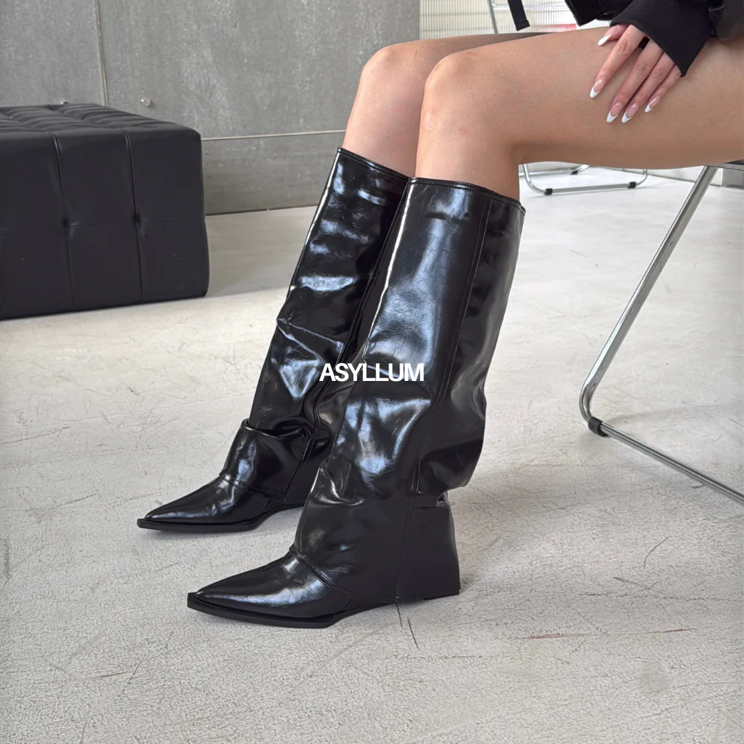 Vera Knee High Slouch Boots - Image 6