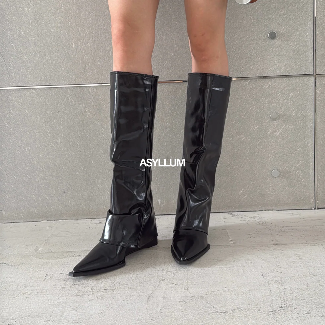 Vera Knee High Slouch Boots - Image 7